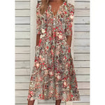 Bridget | Floral Midi Dress