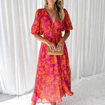 Lyra | Floral Midi Dress
