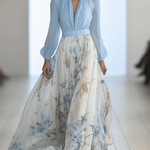 Tess | Long Dress with Floral Print