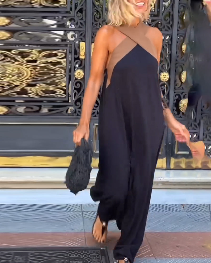 Olive | Women's Elegant Cross Neck Dress 6