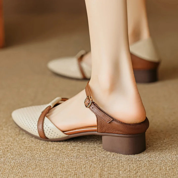 Julion | Black Leather Heels 4