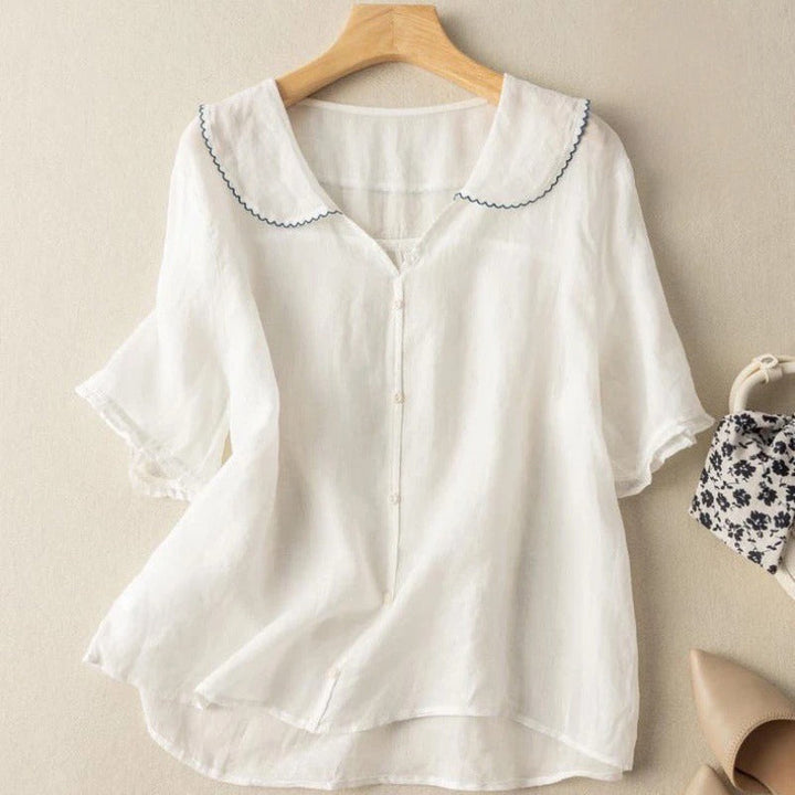 Khloe | Elegant Scalloped Blouse 5
