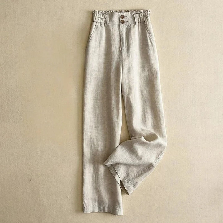 Amara | Women's Wide Leg Linen Trousers 1