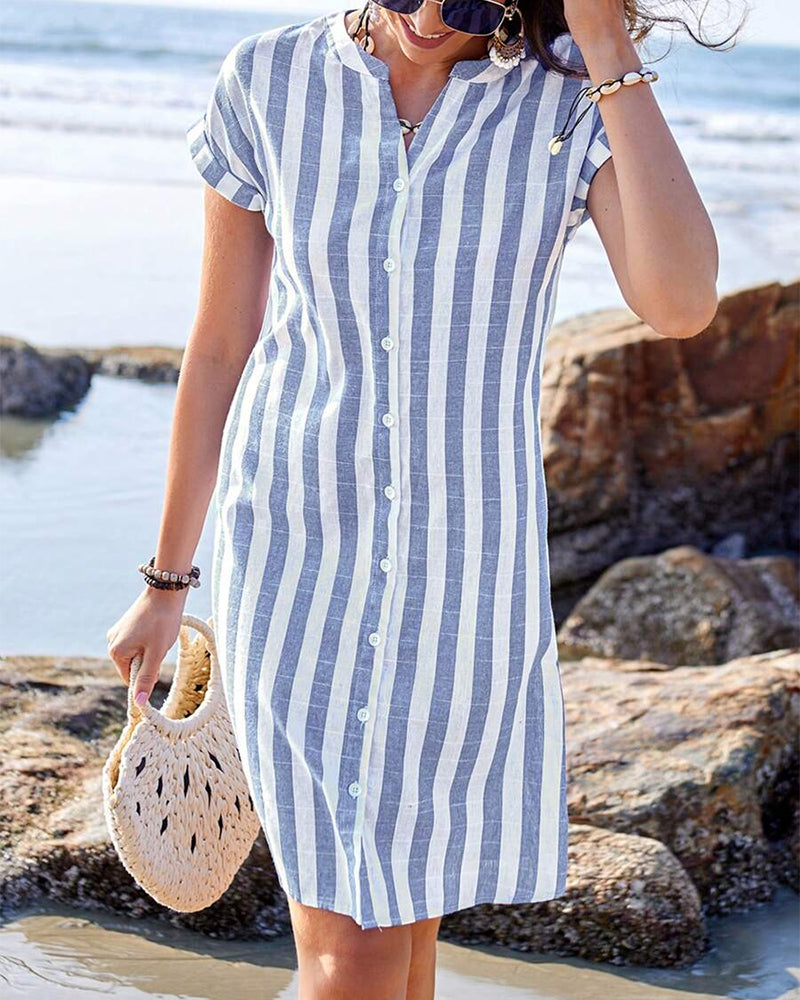 Leila | Summer Striped Dress