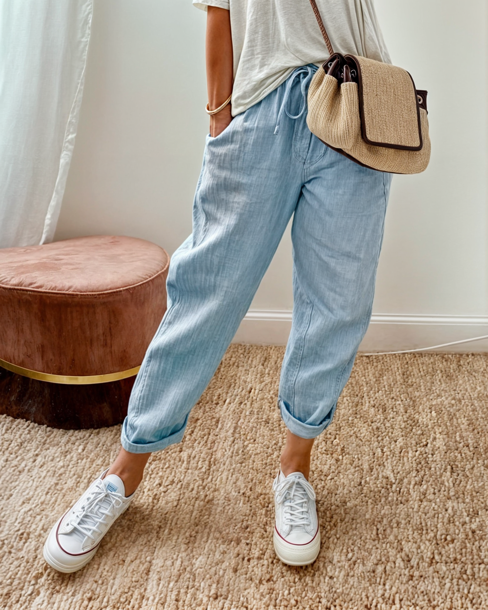Linen Pants Women - Flowy Wide Leg Design for Ultimate Comfort-2