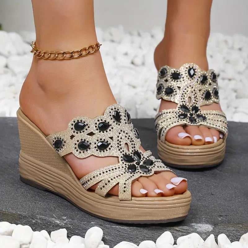 Odell | Women's Rhinestone Sandals 4