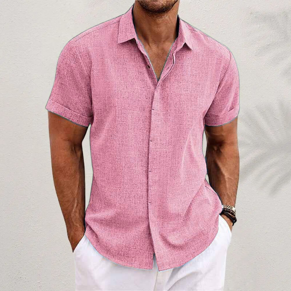 Variant image for Nikolaj | Mens White Short Sleeve Shirt-37