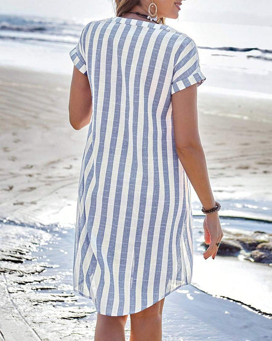 Leila | Summer Striped Dress