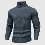 Alessandro | Veneti Tailored Sweater with Stand-Up Collar