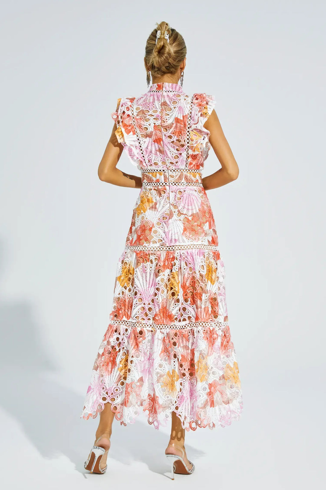 Precy | Hollow Sleeveless Midi Dress