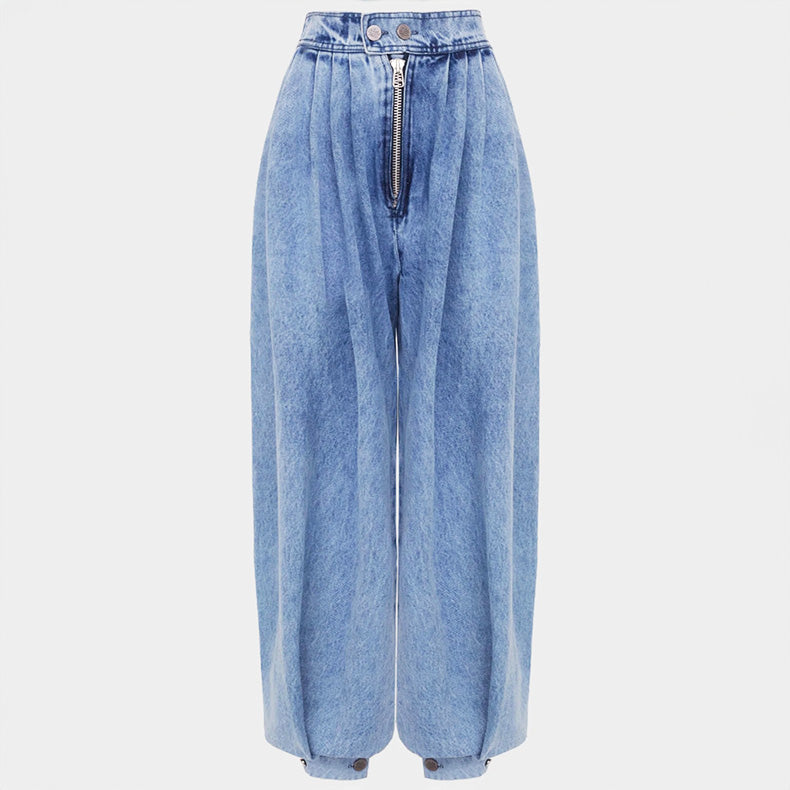 Mia | Women's High Waist Balloon Jeans 3