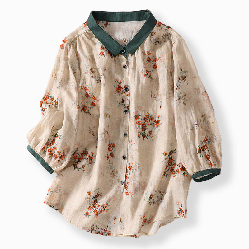 Bella | Floral Summer Blouse 1