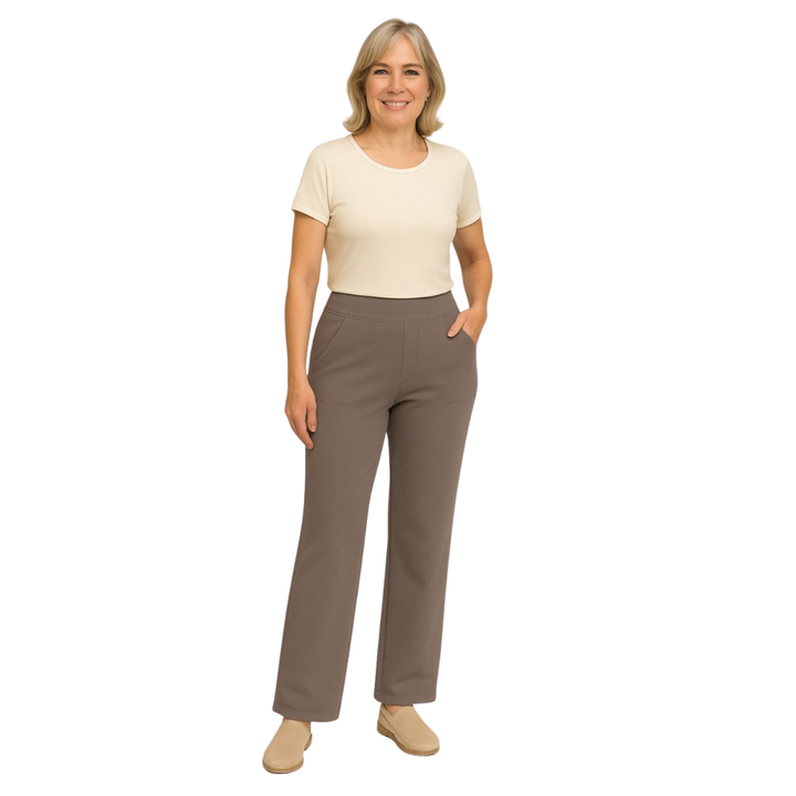 Calista | Elegant trousers in soft jersey 2