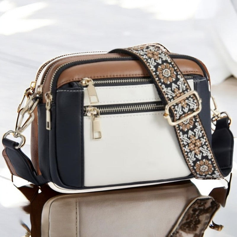 Beige With Black and Brown