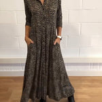 Carinde | Refined Midi Dress with Pockets