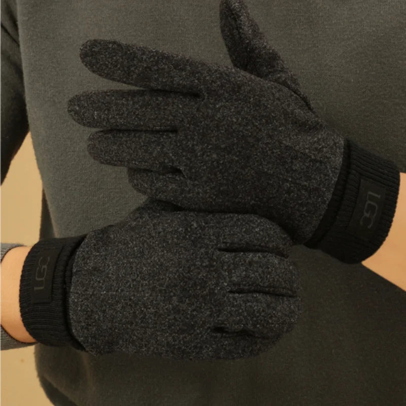 Cashmere-Wool Touchscreen Gloves 11
