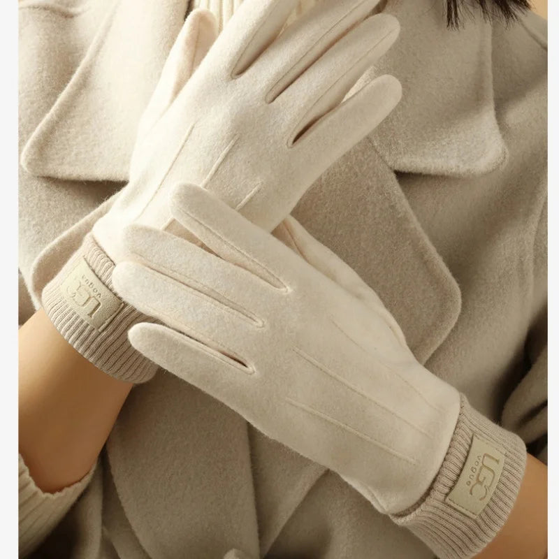 Cashmere-Wool Touchscreen Gloves 5
