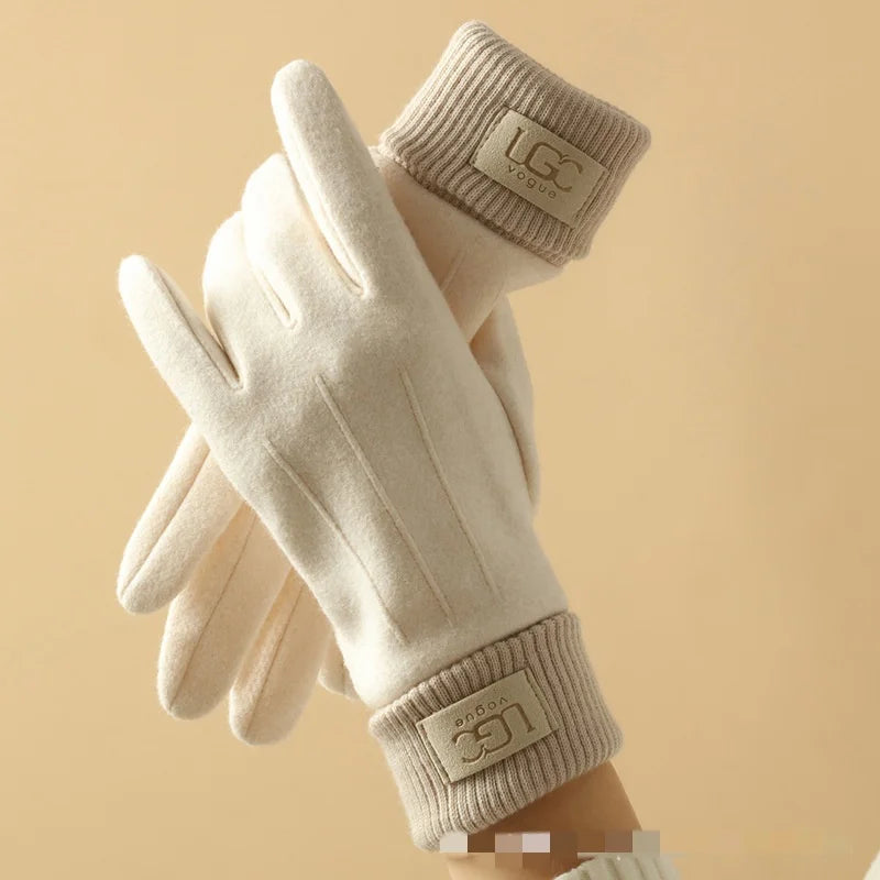 Cashmere-Wool Touchscreen Gloves 6