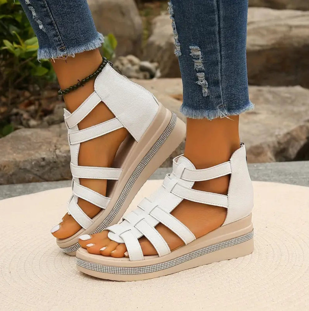 Chloe | Elegant Wedge Sandals for Women 1