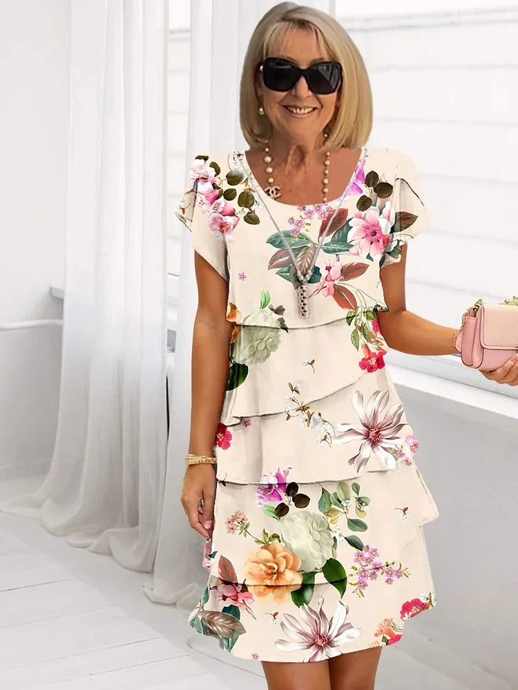 Emilie | Floral Wedding Guest Dress 0