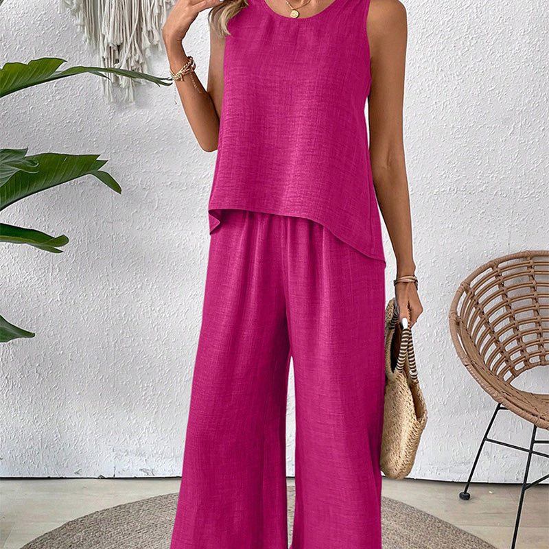 Emma | Women's Outfit Set with Crochet Mesh Cutout 2