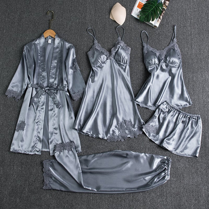 Evelynn | 5-Piece Sexy Nightwear Set