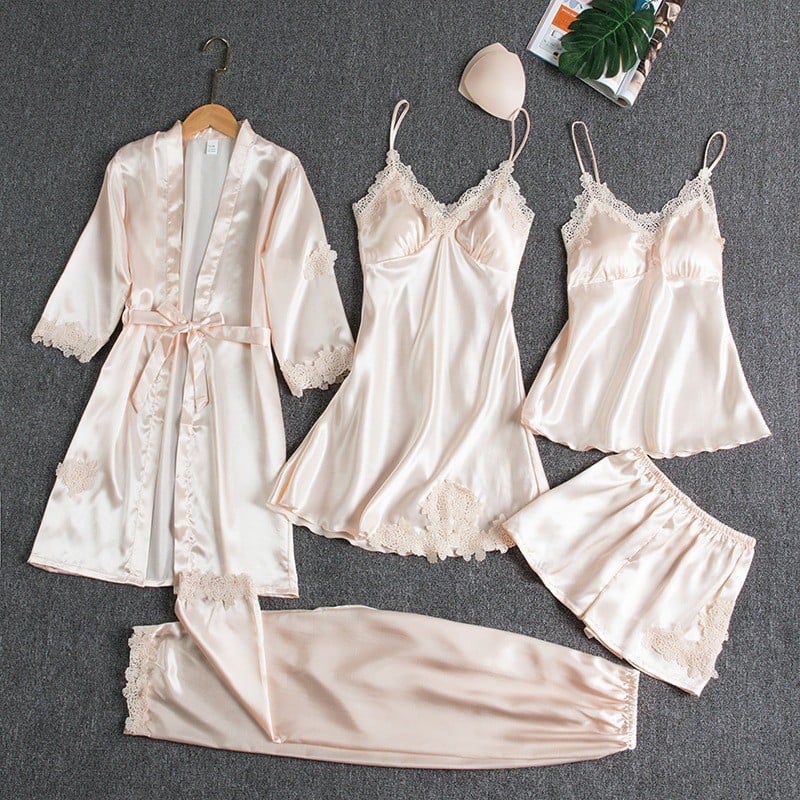 Evelynn | 5-Piece Sexy Nightwear Set