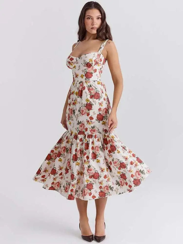 Fleur | Elegant Floral Midi Dress 6
