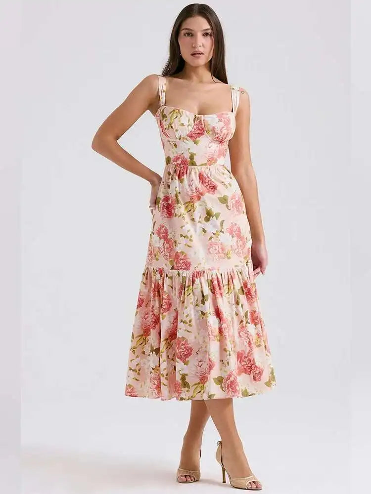 Fleur | Elegant Floral Midi Dress 9