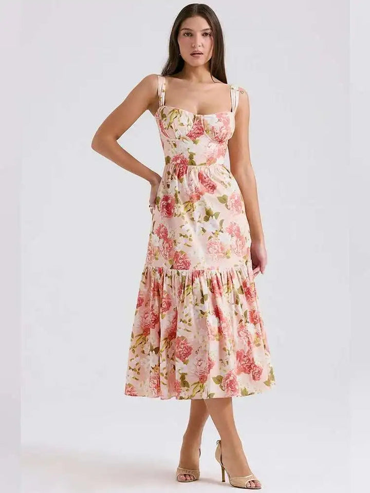 Fleur | Elegant Floral Midi Dress 9