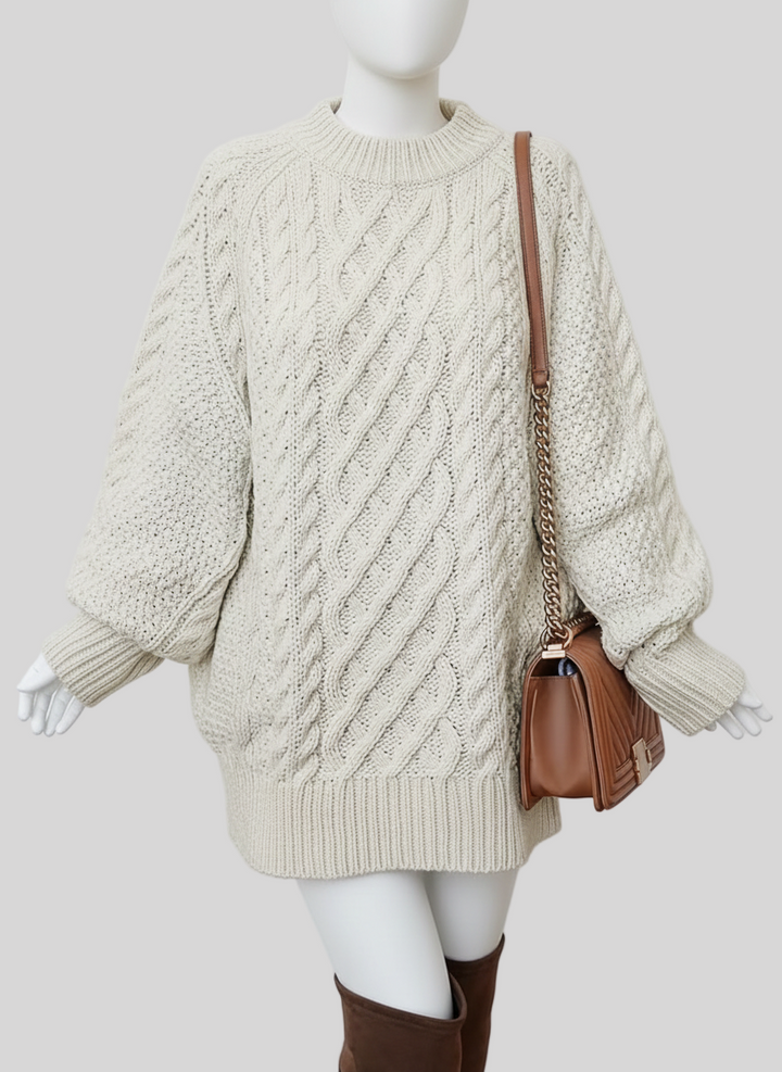 Alena | Women’s Directional Knit Sweater Dress