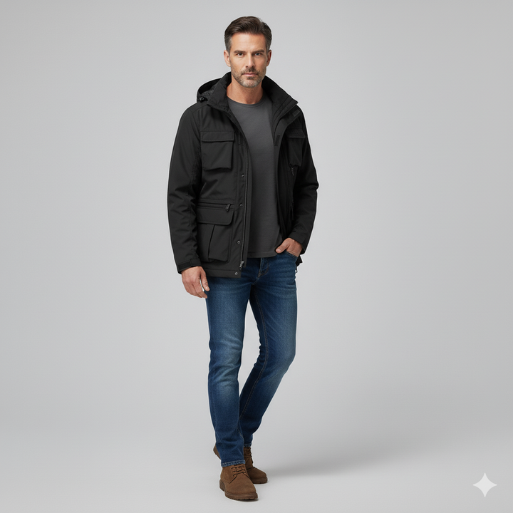Tarly | Men’s Winter Military Style Coat - Weather Ready