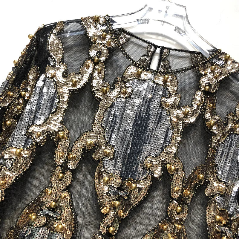 Ava | Women's Sequin Going Out Top 5