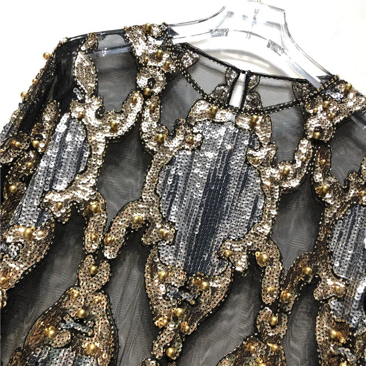 Ava | Women's Sequin Going Out Top 5