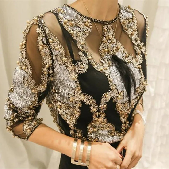 Ava | Women's Sequin Going Out Top 3