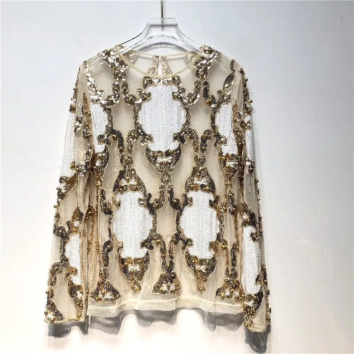 Ava | Women's Sequin Going Out Top 1