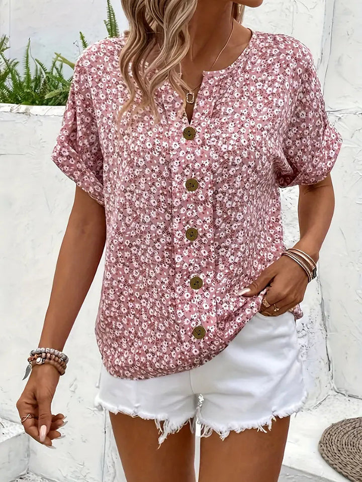 Heather | Floral Womens Top 1