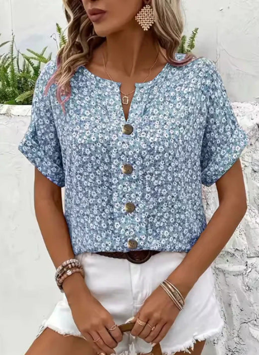 Heather | Floral Womens Top 5