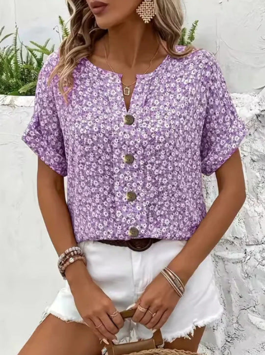 Heather | Floral Womens Top 6