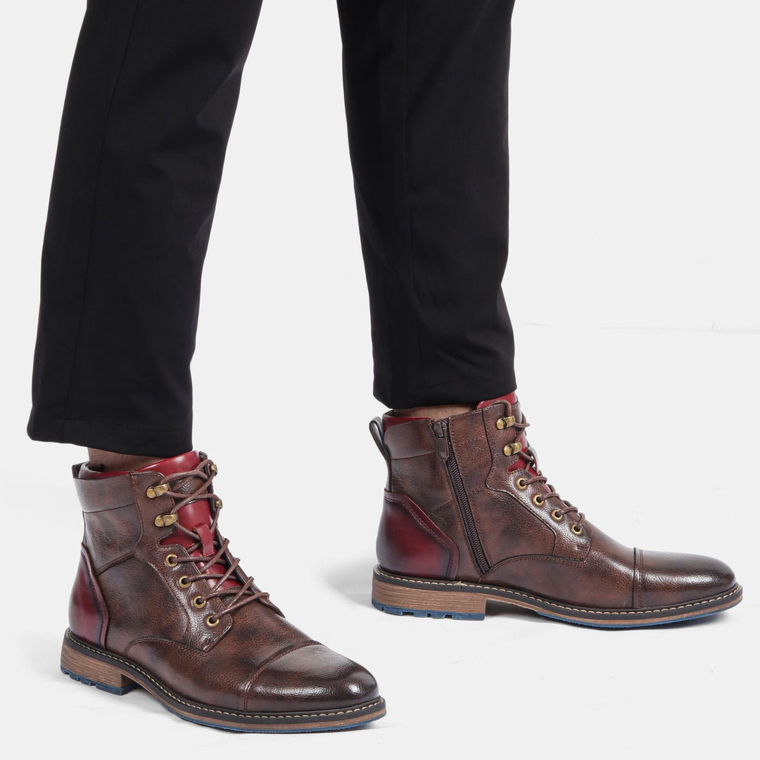 Jonas | Black Leather Boots for Women 1
