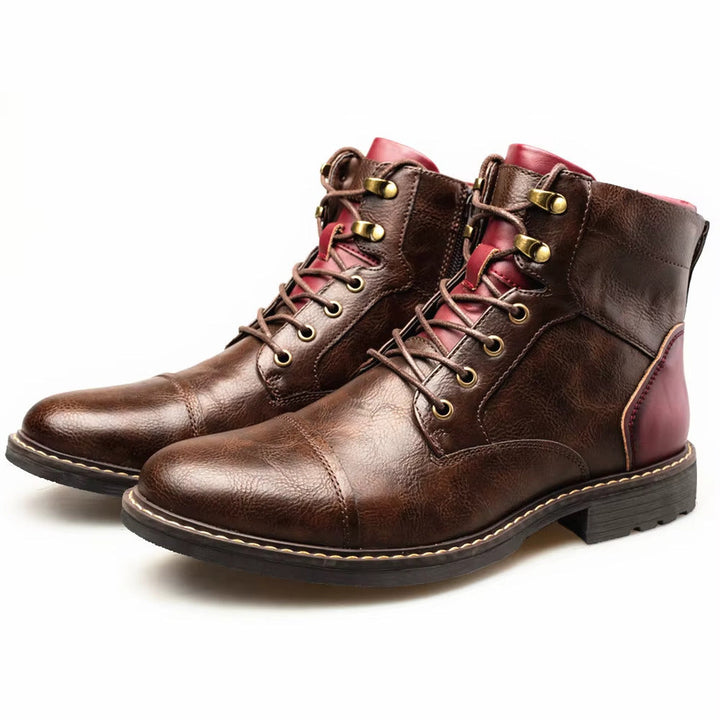 Jonas | Black Leather Boots for Women 4
