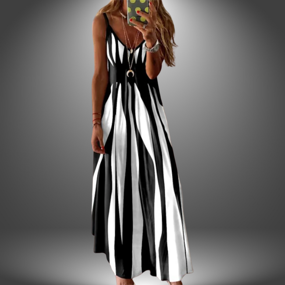 Lynor | Women's Striped Maxi Dress 1