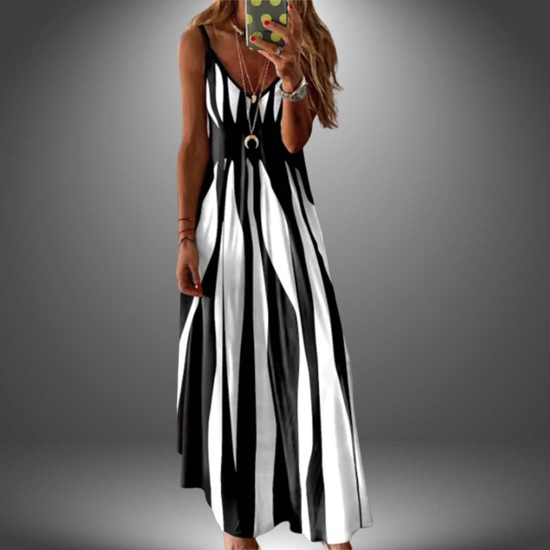 Lynor | Women's Striped Maxi Dress 1
