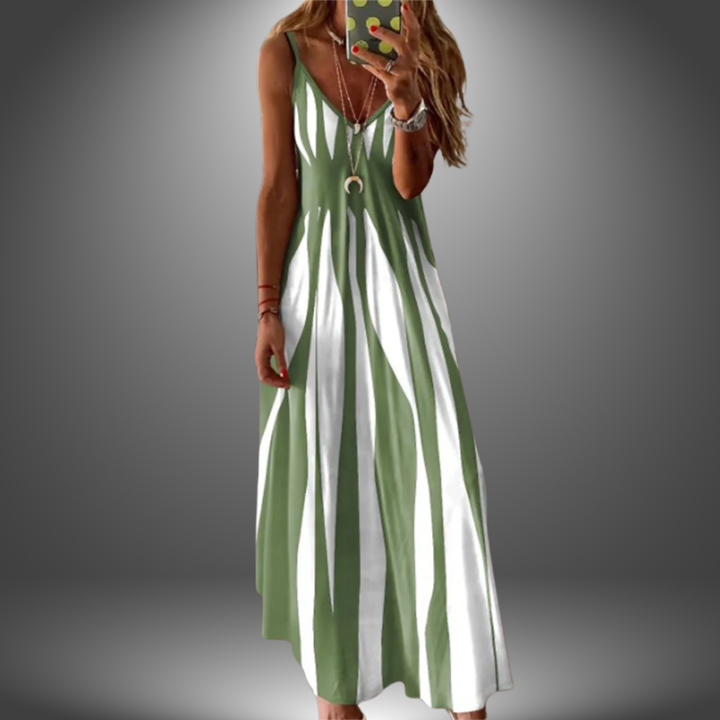 Lynor | Women's Striped Maxi Dress 2