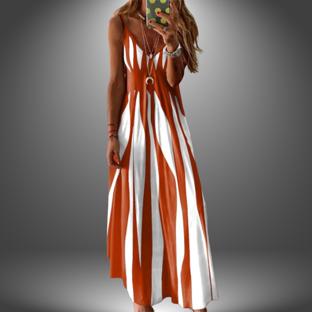 Lynor | Women's Striped Maxi Dress 3