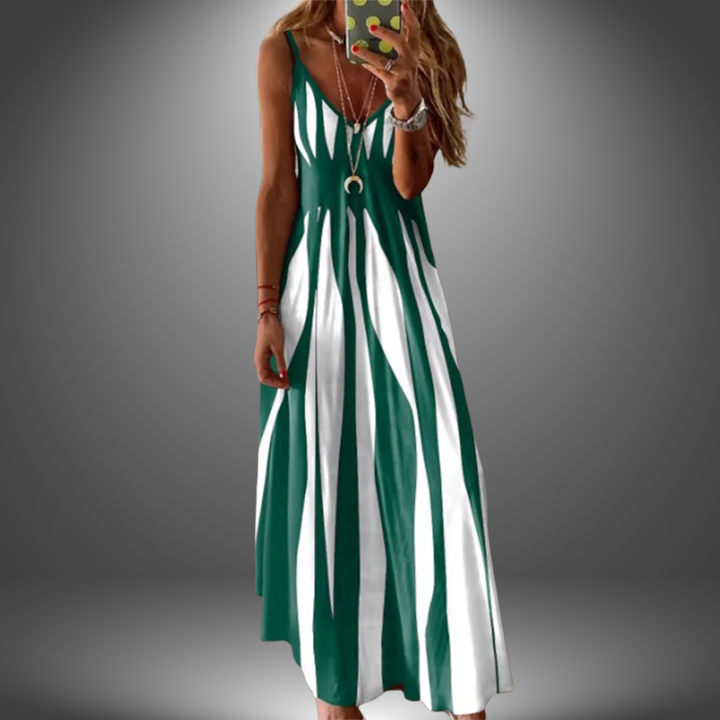 Lynor | Women's Striped Maxi Dress 4