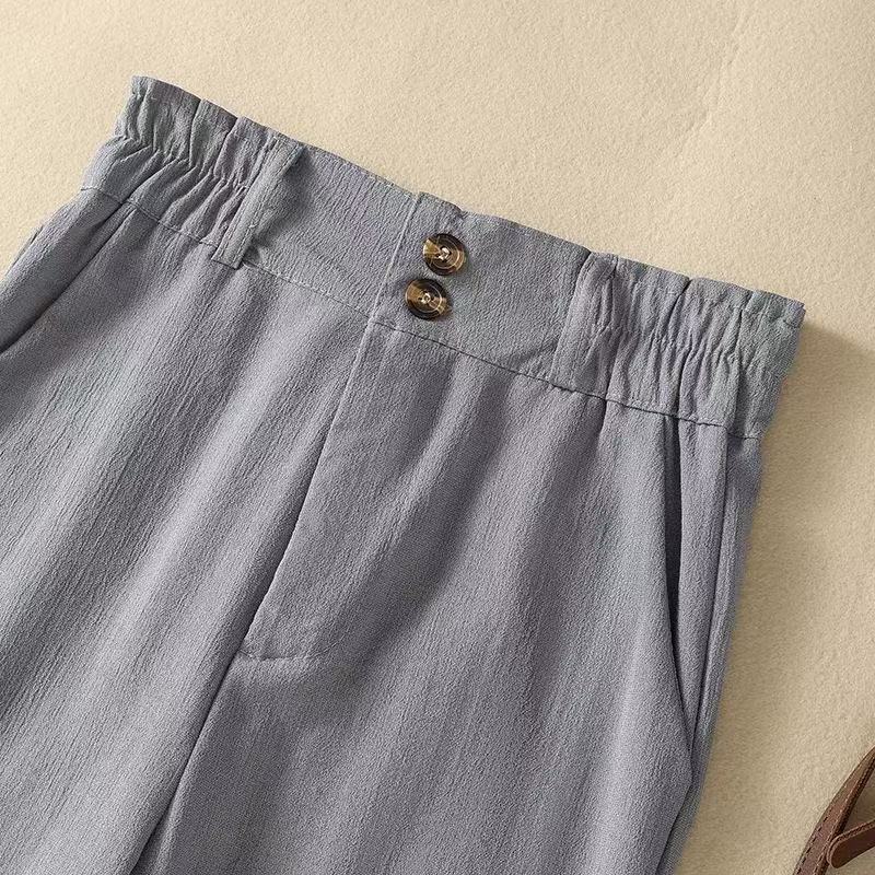 Amara | Women's Wide Leg Linen Trousers 4
