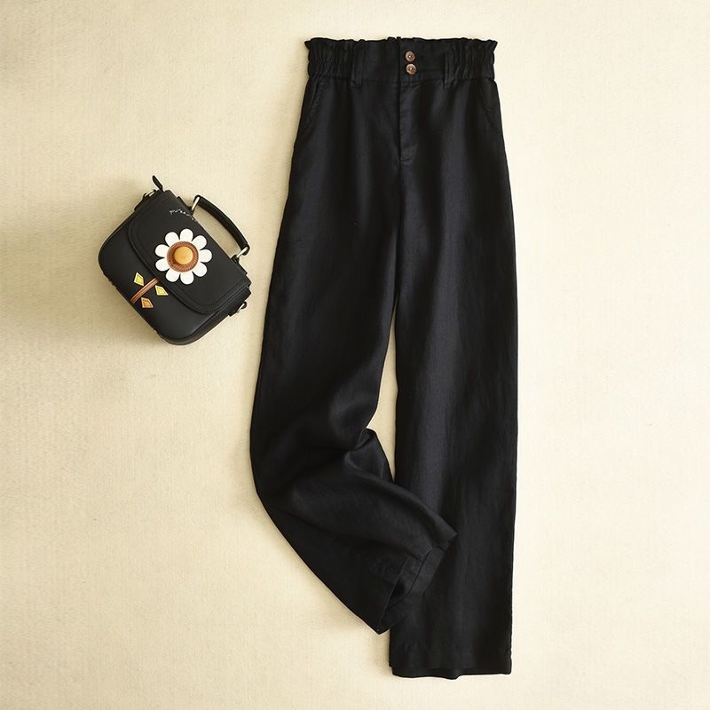 Amara | Women's Wide Leg Linen Trousers 2