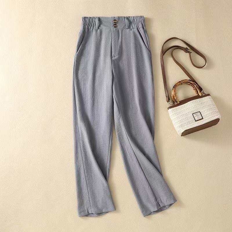 Amara | Women's Wide Leg Linen Trousers 3