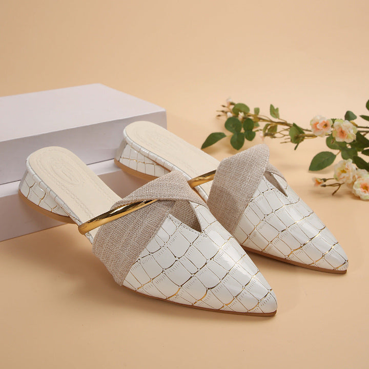 Variant image for Selene | Women's Croc-Embossed Mules-49
